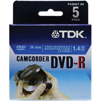 8cm Rewritable DVD-RW " 3 pack " 1.4GB/30 minutes storage capacity Includes slim jewel case