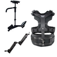 VariZoom VZ Blackhawk Dual Arm Stabilizer System for Cameras 10 to 25 lbs with V Lock Battery Mounts 7 16 9 NTSC Monitor