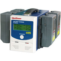 VariZoom KD19A 190WH Li Ion Battery Simultaneous Charger and Digital Battery Watches Kit for 3 Stud Mount