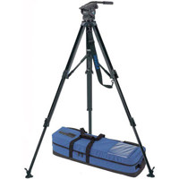 Vinten Vision 8 Tripod System  with Vision 8 Fluid Head  2 Stage Carbon Fibor Pozi Loc Tripod  Mid Level Spreader amp Soft Case  Supports 12 to 31 lbs