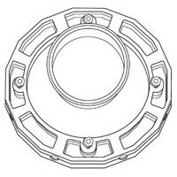 Westcott Speed Ring, Silver Series, for Lowel Tota