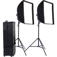 Westcott Monte Zucker Deluxe Spiderlite Lighting Kit with 2 TD5 Lights 2 TD3 Lights Fluorescent Bulbs Softboxes Stands and Case