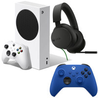 Xbox Series S Console - Bundle With Microsoft Xbox Wired Stereo Headset, Xbox Wireless Controller, Shock Blue
Xbox Series S Console - Bundle With Microsoft Xbox Wired Stereo Headset, Xbox Wireless Controller, Shock Blue