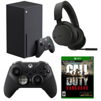 Microsoft Series X Console - Bundle with Activision Call of Duty: Vanguard Standard Edition, Xbox Wireless Stereo Headset, Xbox Elite Series 2 Wireless Controller
Microsoft Series X Console - Bundle with Activision Call of Duty: Vanguard Standard Edition, Xbox Wireless Stereo Headset, Xbox Elite Series 2 Wireless Controller
