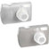 GGI International 2 Skin Pack, Clear & Gray, Silicone Cases for the Canon PowerShot SD 900 Elph Camera