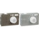 GGI International 2 Skin Pack, Clear & Gray, Silicone Cases for the Canon PowerShot SD 1000 Elph Camera
