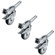 Avenger Black Locking Caster Set (3) for Combo and Overhead Series Light Stands.