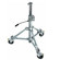 Avenger Short Base 5.4' Super Crank-up Lightstand with Hard Wheels, 2 Section, Chrome Aluminum Base & First Riser, Steel Extension.