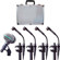 AKG Acoustics Drum Set II, Drum and Percussion Microphone Package with Case