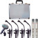 AKG Acoustics Deluxe Drum Set II, Big Drum and Percussion Microphone Package with Case