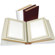 Adorama Classic Photo Album, Burgundy Leather Cover with Library Bound Off White Pages, Holds 24 4"x6" Prints