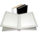 Adorama Pro Photo Album, Black Leatherette Cover with Library Bound Off White Pages, Holds 18 4"x6" Prints
