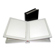 Adorama Pro Photo Album, Black Leatherette Cover with Library Bound Off White Pages, Holds 18 5"x7" Prints