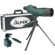 Alpen 15 - 30 x 50 Waterproof Rubber Covered Straight View Spotting Scope Kit with Car Window Mount and Aluminum Travel Case
