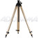 Berlebach 3042 Two-section Wood Tripod Legs with Leveling Ball & Center Column, Camouflage Finish, Height up to 73", Supports 22 lbs