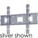 Bentley Low Profile Wall Mount for 32" to 63" Flat Panel Plasma, Supports 175 lbs. - Black