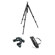 Manfrotto 190XPROB Black Tripod Kit with 3025 3D Junior Head & Tripod Case