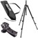 Bogen - Manfrotto 055XDB Black Tripod Kit with 322RC2 Grip Action Ball Quick Release Head & Tripod Case