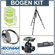 Manfrotto (Distributed by Bogen) 055XPROB Black Tripod Kit, with Manfrotto 488RC2 Head, Adorama Deluxe Tripod Case, Double Bubble Level, Tripod Hanger