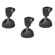Manfrotto Suction Cup / Retractable Spiked Feet Adapter Set (3) - (for older style 19mm) 190 and 3001 Series Tripods