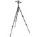 Manfrotto 190XDB 3 Section Black Aluminum Tripod with 804RC2 3-Way Pan/Tilt Head, Maximum Height 62", Supports 8 lbs.