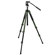 Manfrotto 700RC2 Mini Video Head with Rapid Connect & 055XV Lightweight Green Aluminum Tripod Legs
