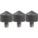 Manfrotto Set of 3 Replacement Rubber Leg-Tips, Screw-On