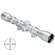 Bushnell 6 - 9 x 32mm .22 Rimfire Series Scope for .22 Caliber Rifles, Silver Finish with Multi-X Reticle.