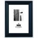 Burnes of Boston Carmel, Wood Picture Frame for a 3" x 5" Photograph, Color: Black