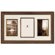 Burnes of Boston Tacita, 8" x 30" Wood Picture Frame for Three 4" x 6" Photographs, Color: Gold
