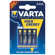 Adorama AAA Batteries, 1.5 volt Alkaline, Pack of 4