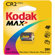 Kodak Max CR2 Battery, 3.0 volt Lithium, KCR2.