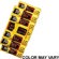 Tools Aviation Powerpax A9 Pack Battery Caddy, Holds 8 "AA" Batteries, 4 "AAA", and 1 9V Battery