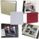 Celine Countryman 12" x 12" Expandable Post Bound Photo Scrapbook Album, 30 Black Pages, 15 Leaves, Cover Color: Lavender Haze
