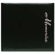 C.R. Gibson Deluxe Scrapbook with Ten 12" x 12" White Pages, Memories, Black Colored Covers