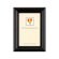 Dennis Daniels Contour Gallery Wood Molding Frame for a 5" x 7" Photograph, Color: Ebony Black.