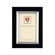 Dennis Daniels Aluminum Inlay Gallery Wood Molding Frame for a 5" x 7" Photograph, Color: Ebony Black.