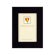 Dennis Daniels Wood Picture Frame with a Step Molding Profile, for a 5" x 7" Photograph, Color: Ebony Black.