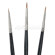Adorama Retouching Brush Set, #000, #00 & #0 Size, for Retouching Black & White and Color Prints, Set of Three