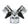 Adorama / Delta Metal Faucet "Y" Adapter With Shut Off Valves,  Brass