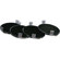 Dynalite 7" Black Grid Spot Set, Set of Four (RR4G / 3308B)