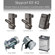 Elinchrom 3000 Watts Asynchronous Power Set 2 with 600RX Monolight, 2400RX Power Pack ,A3000N Head and Skyport