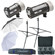 Elinchrom Digital Style 600RX /1200RX 1800ws, 2-Monolite Kit, with Reflectors, Umbrellas, Light Stands, Sync Cord & Cases
