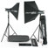 Elinchrom D-Lite 4 Compact Monolight Flash Kit, with Two 400 Watt Second Monolights, Stands, Softboxes & Carry Case.
