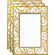 Collector's Gallery Tinted Embossed Gold Swirls Photo Greeting Cards for Your 3.5" x 5" or 4" x 6" Picture, Pack of Three Cards.