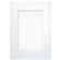 Collector's Gallery Embossed White Stars & Swirls Photo Greeting Card for Your 3.5"x5" or 4"x6" Picture.