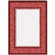 Collector's Gallery Embossed Floral Terra Cotta Photo Greeting Card for Your 3.5"x5" or 4"x6" Picture.