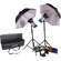 Flashpoint 320A Portrait Wedding Monolight Kit, with Two 320 Monolights, Stands, Umbrellas & Case
