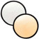 Flashpoint 42" Circular Collapsible Disc Reflector, Soft Gold / White