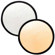 Flashpoint 52" Circular Collapsible Disc Reflector, Soft Gold / White